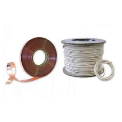 100m Roll of 2.5mm Loop Cable - White